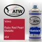 Preview: Volvo, Ruby Red Pearl Metallic, 454: 400ml Sprühdose, von ATW Autoteile West.